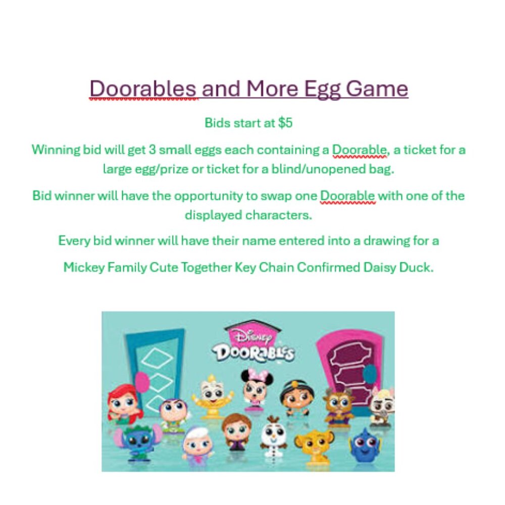 Doorables and More Egg Game